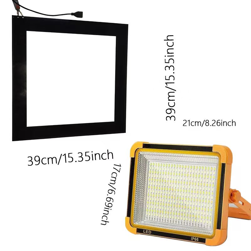 透明发电胶膜照明套装